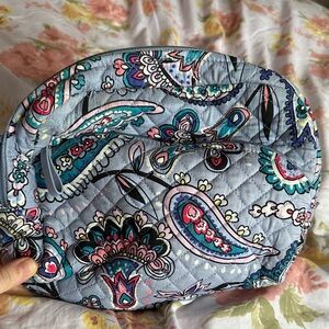 Vera Bradley Blue and Pink Paisley Quilted Bag